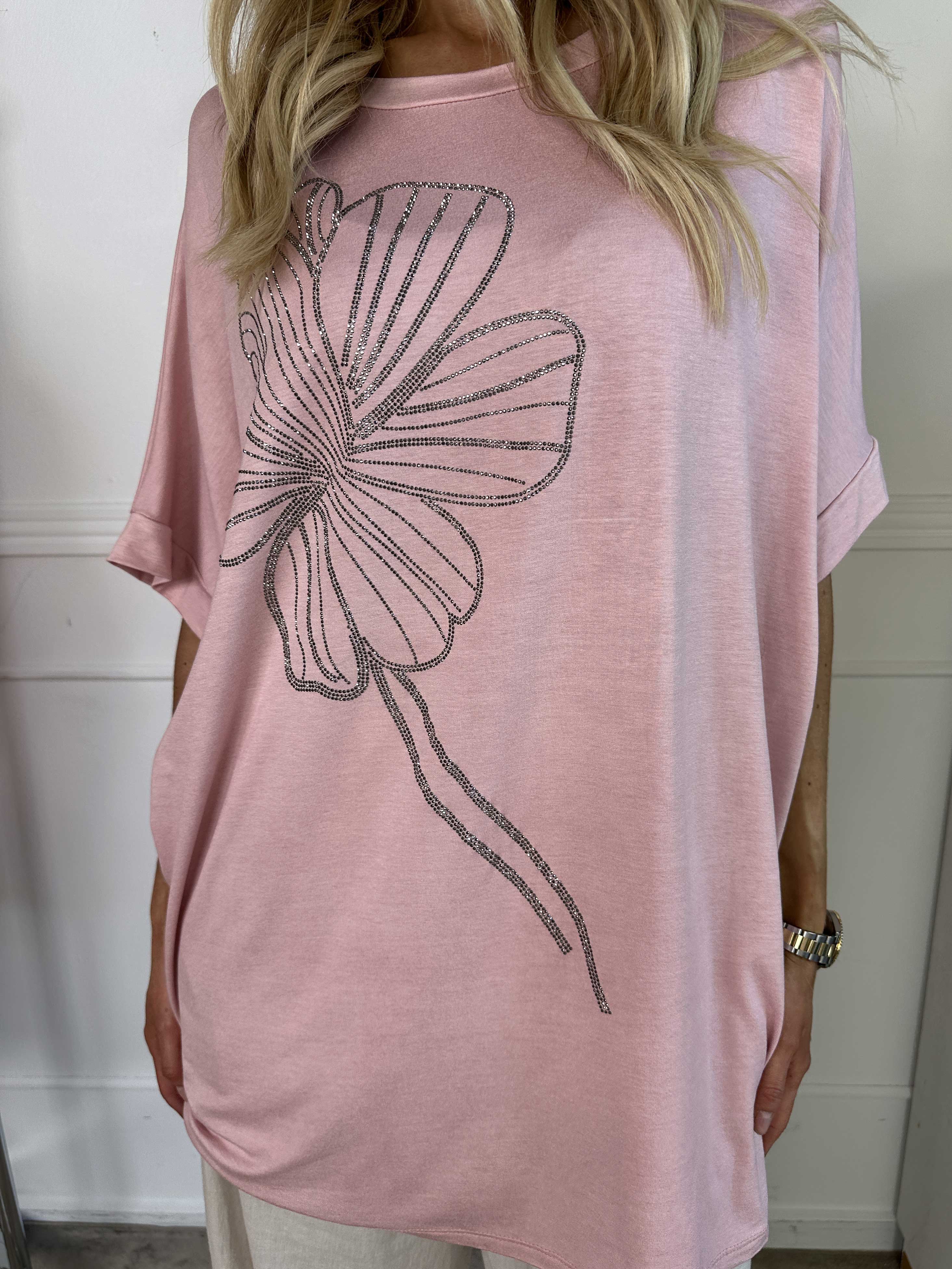 Reece - Mjuk t-shirt i viskos med similisten